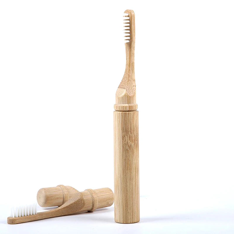 High-quality natural bamboo toothbrush