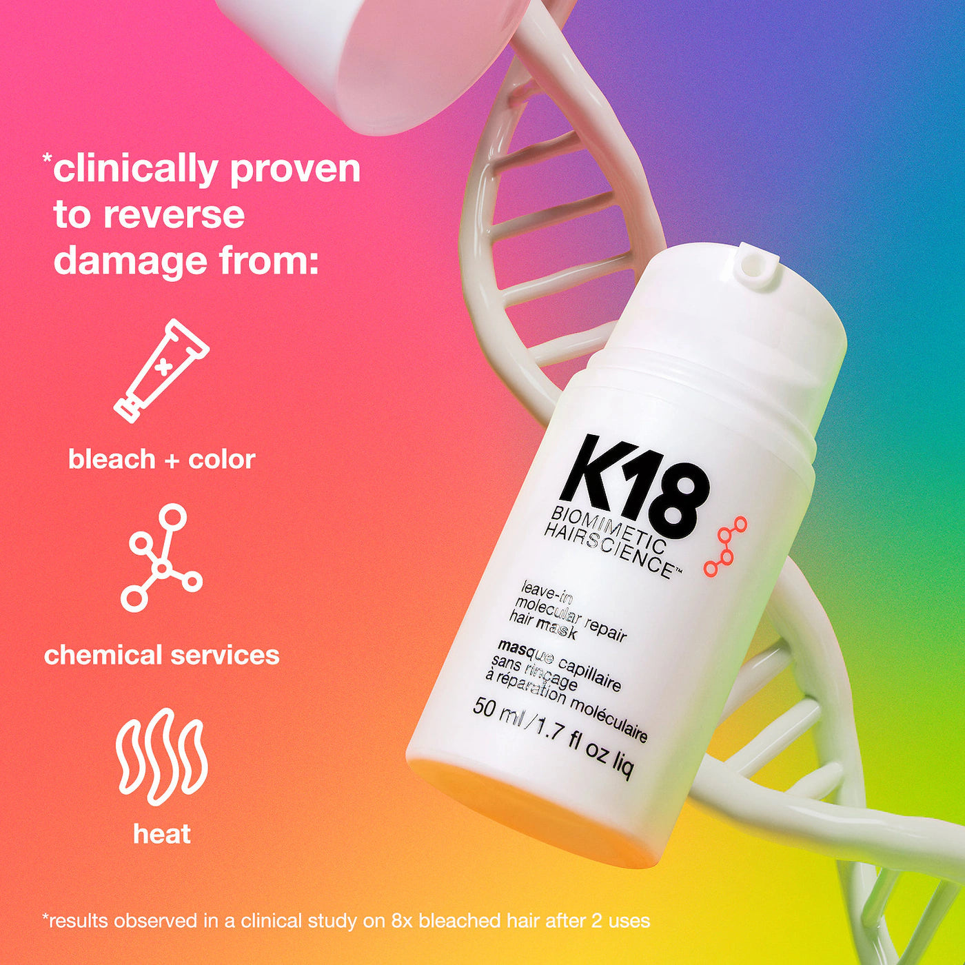 K18 Leave-In Molecular Repair Hair Mask